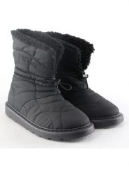 C'M Botki zimowe w kolorze czarnym rozmiar: 38. Czarne botki C'M, na zimę, bez wzorów, bez obcasa, bez zapięcia. Za 60.88 zł.