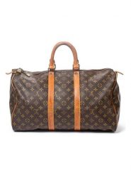 Louis Vuitton Torba podróżna "Keepall 45" w kolorze brązowym - 45 x 40 x 24 cm rozmiar: onesize. Brązowe torby podróżne Louis Vuitton, bez wzorów, z materiału. Za 3,958.99 zł.