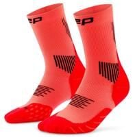 Damskie krótkie skarpety kompresyjne sportowe Core Run do połowy łydki CEP. Brązowe skarpety CEP, bez wzorów, z elastanu. Za 84.00 zł.