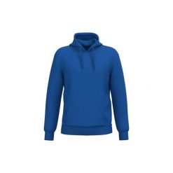 Bluza z kapturem Kariban. Niebieskie bluzy KARIBAN, xl, bez wzorów, z bawełny, z kapturem. Za 194.50 zł.