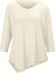 Heine Sweter w kolorze kremowym rozmiar: 36/38. Brązowe swetry Heine, bez wzorów, bez ramiączek. Za 52.55 zł.