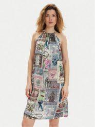 Replay Sukienka letnia W9104 .000.74948 Kolorowy Regular Fit. Sukienki Replay, na lato, s, bez wzorów, z wiskozy, bez kołnierzyka, bez ramiączek. Za 599.99 zł.