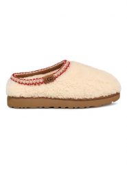 UGG Kapcie "Tasman Maxi Curly" w kolorze kremowym z wełny owczej rozmiar: 38. Brązowe obuwie domowe UGG, bez wzorów, z wełny, bez zapięcia. Za 440.28 zł.