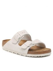 Birkenstock Klapki Arizona Bs 1024516 Beżowy. Brązowe klapki Birkenstock, bez wzorów, ze skóry, bez obcasa. Za 569.99 zł.