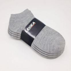 Techniczne skarpety treningowe Ghost - 5 par szare. Białe skarpety LEGEA, bez wzorów, z elastanu. Za 22.00 zł.