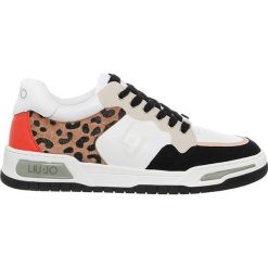 Liu Jo Sneakersy w kolorze biało-czarnym ze wzorem rozmiar: 41. Białe trampki Liu Jo, bez wzorów, bez zapięcia. Za 498.45 zł.