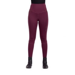 Damskie legginsy jeździeckie z pełną przyczepnością Euro-Star Breez Summer. Czerwone legginsy EURO-STAR, bez wzorów, do jazdy konnej. Za 339.75 zł.