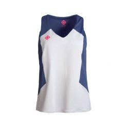 Koszulka Texas Padel – elastyczna, oddychająca i szybkoschnąca. Czerwone bluzki Izas, bez wzorów, z materiału, sportowe, bez kołnierzyka, bez ramiączek. Za 182.57 zł.