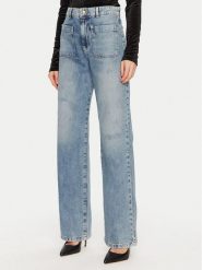 Just Cavalli Jeansy 77PAB503 Niebieski Wide Leg. Niebieskie jeansy Just Cavalli, bez wzorów. Za 579.99 zł.