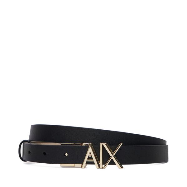 Pasek Armani Exchange. Czarne paski Armani Exchange, bez wzorów. Za 329.99 zł.