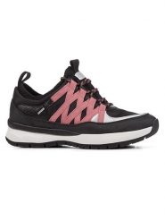 Geox Sneakersy "Braies" w kolorze czarno-jasnoróżowym rozmiar: 37. Czarne trampki Geox, bez wzorów, z gumy, bez zapięcia. Za 200.13 zł.