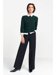 Rich & Royal Sweter w kolorze ciemnozielonym rozmiar: M. Zielone swetry Rich & Royal, m, bez wzorów, bez ramiączek. Za 221.88 zł.