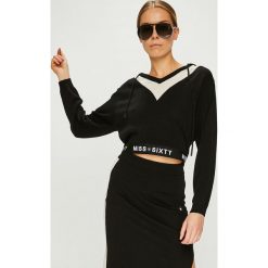 Miss Sixty - Sweter. Czarne swetry Miss Sixty, m, bez wzorów, z bawełny, bez ramiączek. W wyprzedaży za 279.90 zł.