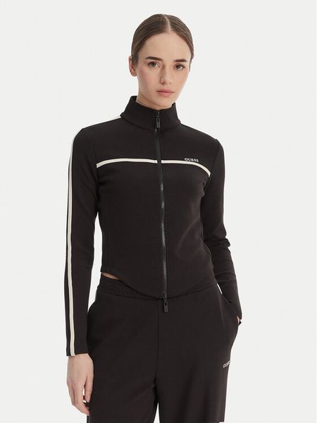 Guess Bluza V6GQ04 K2911 Brązowy Regular Fit. Brązowe bluzy Guess, m, z aplikacjami, z syntetyku, bez kaptura. Za 239.99 zł.