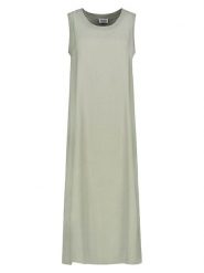 Sublevel Sukienka w kolorze khaki rozmiar: S. Brązowe sukienki Sublevel, na co dzień, s, bez wzorów, bez kołnierzyka, bez ramiączek, maxi, proste. Za 69.99 zł.