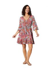 Ipanima Sukienka w kolorze różowo-błękitnym rozmiar: 34/36. Różowe sukienki Ipanima, bez wzorów, bez kołnierzyka, bez ramiączek, mini. Za 65.99 zł.