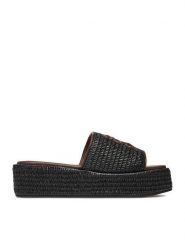 Nine West Espadryle EO-259-8201 Czarny. Czarne espadryle Nine West, bez wzorów, z syntetyku, bez obcasa, bez zapięcia. Za 279.99 zł.