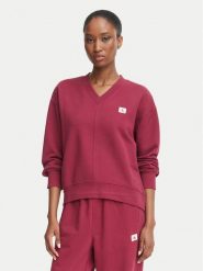 Calvin Klein Jeans Bluza LV047E237G Czerwony ciemny Regular Fit. Czerwone bluzy Calvin Klein Jeans, s, bez wzorów, z bawełny, bez kaptura. Za 369.99 zł.