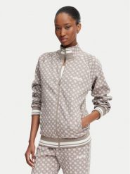 Guess Bluza V5YQ03 KB212 Brązowy jasny Regular Fit. Brązowe bluzy Guess, s, z aplikacjami, z syntetyku, bez kaptura. Za 434.99 zł.