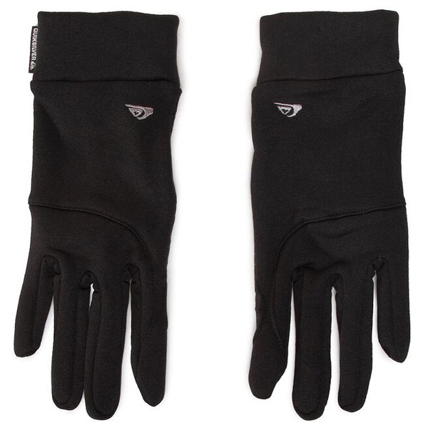 Rękawiczki Quiksilver. Czarne rękawiczki Quiksilver, bez wzorów, sportowe. Za 111.99 zł.