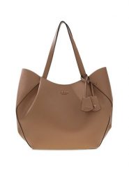 Guess Torebka Amorette HWBG78 98240 Beżowy ciemny. Brązowe shopper Guess, z aplikacjami, ze skóry, bez dodatków. Za 714.99 zł.