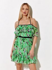 Rage Age Sukienka letnia Sofia Zielony Regular Fit. Zielone sukienki Rage Age, na lato, xs, bez wzorów, z syntetyku, bez kołnierzyka, bez ramiączek. Za 149.99 zł.