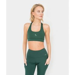 Stanik Carpatree Libra zielony. Zielone bielizna sportowa Carpatree, m, bez wzorów, z materiału. W wyprzedaży za 119.99 zł.