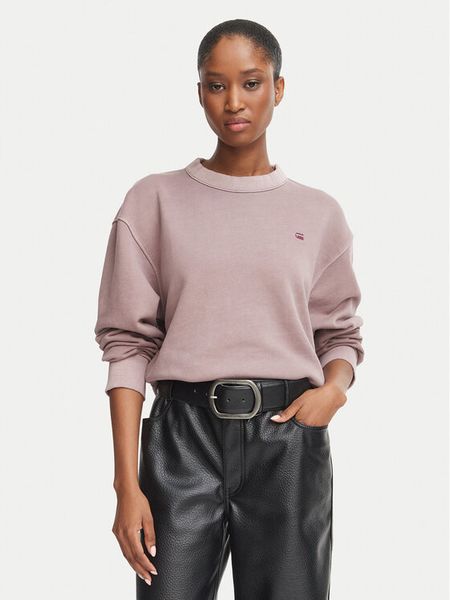 G-Star Bluza Unit D28752-D969 Różowy ciemny Relaxed Fit. Czerwone bluzy G-Star, xs, bez wzorów, z bawełny, bez kaptura. Za 309.99 zł.