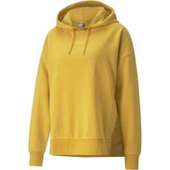Bluza damska Puma HER Hoodie TR żółta. Żółte bluzy sportowe Puma, xl, bez wzorów, z bawełny, z kapturem. Za 321.90 zł.