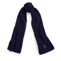 Szalik Polo Ralph Lauren. Niebieskie szaliki Polo Ralph Lauren, bez wzorów. Za 569.99 zł.