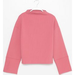 Simple - Bluza. Różowe bluzy Simple, l, z dzianiny, bez kaptura. W wyprzedaży za 179.90 zł.