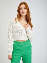 Orsay Kardigan w kolorze białym rozmiar: M. Białe kardigany Orsay, m, bez wzorów. Za 91.77 zł.