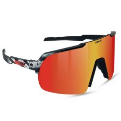 Okulary przeciwsłoneczne Vola Nova. Czarne okulary przeciwsłoneczne VOLA, bez wzorów, sportowe. W wyprzedaży za 411.50 zł.