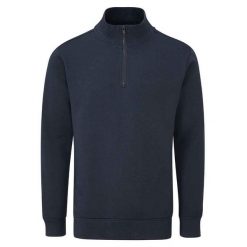 Bluza Rozpinana Unisex Dla Dorosłych. Niebieskie bluzy MANTIS, bez wzorów, bez kaptura. Za 183.99 zł.