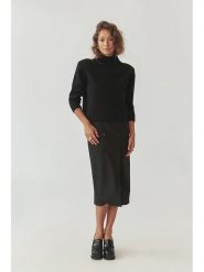 TATUUM Sweter "Malmana 1" w kolorze czarnym rozmiar: L. Czarne swetry Tatuum, l, bez wzorów, z wełny, bez ramiączek. Za 329.42 zł.