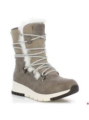 Kimberfeel Kozaki zimowe "Alyssia" w kolorze szarym rozmiar: 38. Szare kozaki Kimberfeel, na zimę, z materiału, bez obcasa, bez zapięcia. Za 337.95 zł.