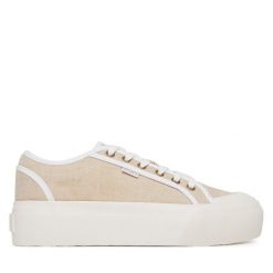 Trampki Roxy. Brązowe trampki Roxy, bez wzorów, bez zapięcia. Za 179.99 zł.