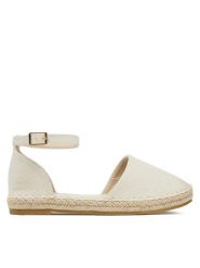 DeeZee Espadryle E8265-6 Beżowy. Brązowe espadryle DeeZee, bez wzorów, z materiału, bez obcasa, bez zapięcia. Za 119.99 zł.