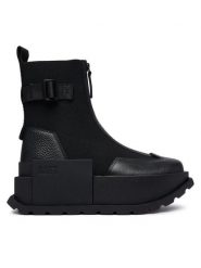 United Nude Botki Roko Bootie III 1104401165 Czarny. Czarne botki United Nude, bez wzorów, z materiału, bez obcasa, na płaskiej podeszwie, bez zapięcia. Za 1,499.00 zł.