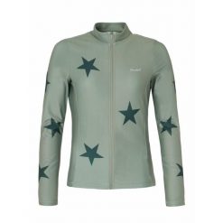 Damska wodoodporna kurtka z długim rękawem Protest Prtpecans. Zielone kurtki sportowe Protest, bez wzorów, bez kaptura, rowerowe. W wyprzedaży za 312.79 zł.