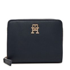 Mały Portfel Damski Tommy Hilfiger. Niebieskie portfele TOMMY HILFIGER, bez wzorów. Za 199.99 zł.