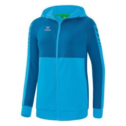 Damska bluza treningowa z kapturem Erima Six Wings. Fioletowe bluzy Erima, m, bez wzorów, z materiału, z kapturem. W wyprzedaży za 233.00 zł.