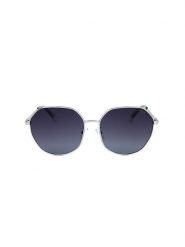 Polaroid Damskie okulary przeciwsłoneczne w kolorze srebrno-granatowym rozmiar: 59. Niebieskie okulary przeciwsłoneczne Polaroid, bez wzorów, z tworzywa sztucznego. Za 184.95 zł.