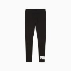 Legginsy damskie Puma ESS LOGO czarne 68832901 r M. Czarne legginsy Puma, l, bez wzorów, z bawełny. Za 92.08 zł.