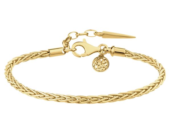 Bransoletka srebrna beads. Szare bransoletki Apart, pozłacane. Za 379.00 zł.