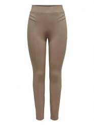 ONLY Legginsy "Nori" w kolorze jasnobrązowym rozmiar: M/L32. Brązowe legginsy Only, l, bez wzorów, z podwyższonym stanem. Za 70.45 zł.
