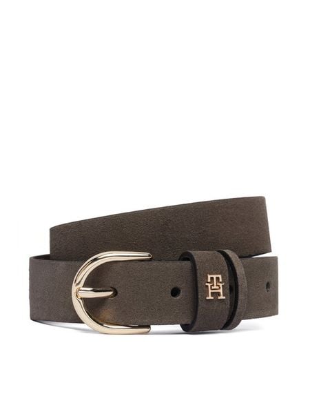 Tommy Hilfiger Pasek Essential Effortless 2.5 Suede AW0AW19793 Brązowy. Brązowe paski TOMMY HILFIGER, bez wzorów, ze skóry. Za 209.99 zł.