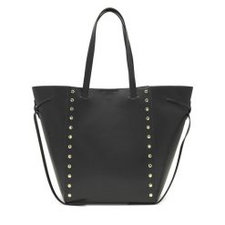 Torebka Badura. Czarne shopper Badura, bez wzorów, bez dodatków. Za 139.99 zł.