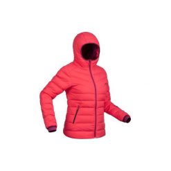 Kurtka narciarska SKI-P JKT 500 WARM damska. Czerwone kurtki narciarskie WED'ZE, m, bez wzorów, z materiału, bez kaptura, narciarskie. W wyprzedaży za 199.99 zł.