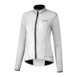 W's SUMIRE Windbreaker Light, White. Białe kurtki sportowe Shimano, s, bez wzorów, z materiału, bez kaptura, rowerowe. Za 346.70 zł.
